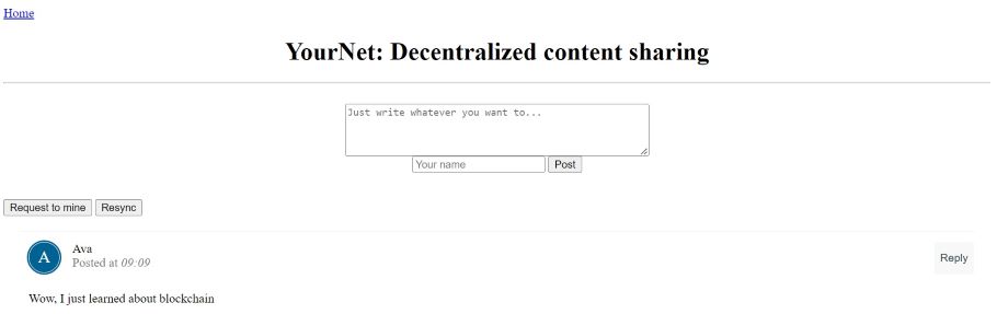 Blockchain demo